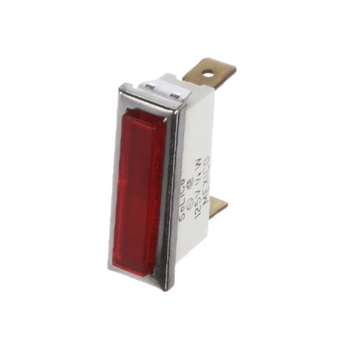 Signal Light - Red, Rectangular, 125V